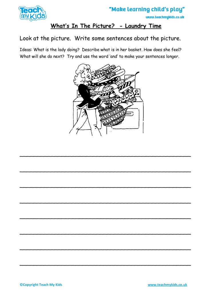 What’s in the Picture? Laundry Time - TMK Education